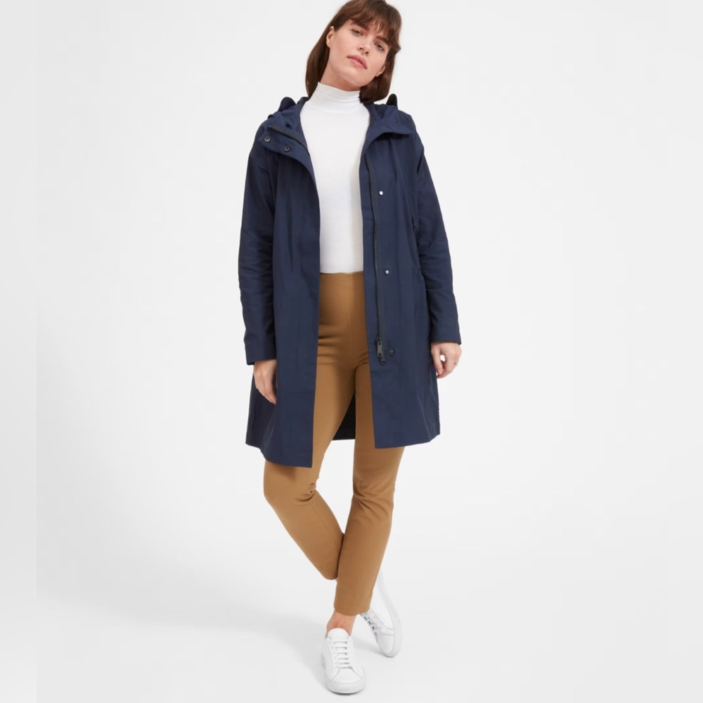 Everlane The City Anorak in Navy Size Small.